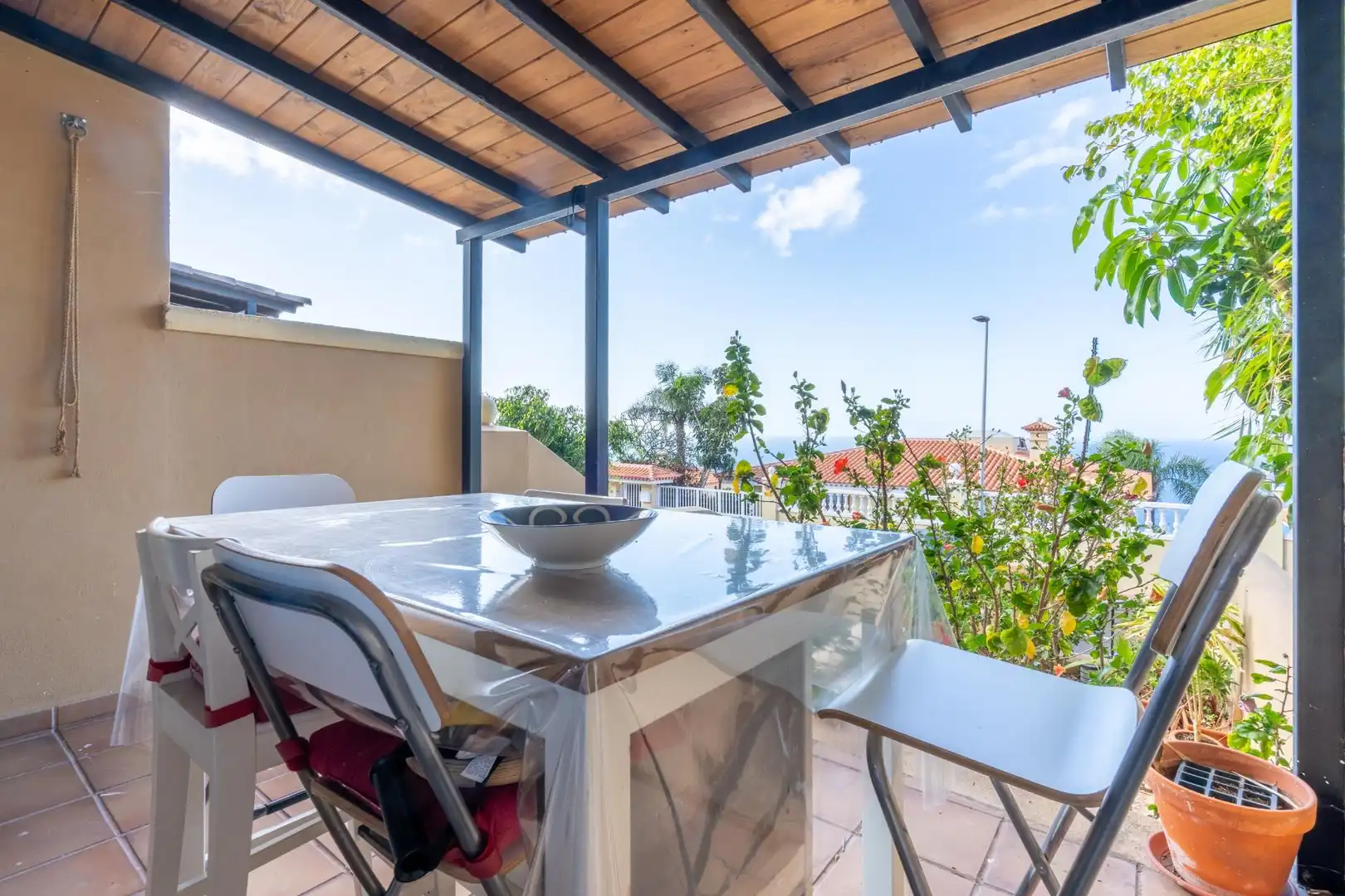 Terraza de Casa adosada en venta en El Rosario con Aire acondicionado, Jardín privado y Terraza