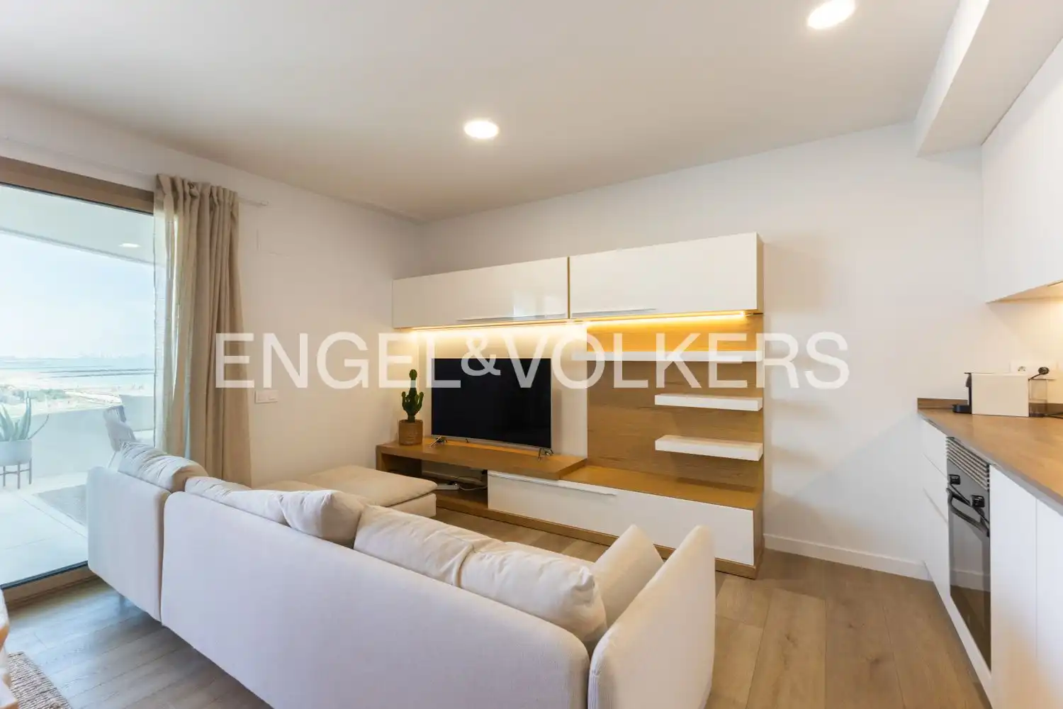 Living room of Flat for rent in El Puig de Santa Maria  with Air Conditioner, Heating and Private garden