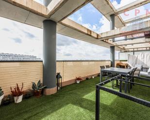 Terrace of Flat to rent in  Madrid Capital  with Air Conditioner, Heating and Parquet flooring