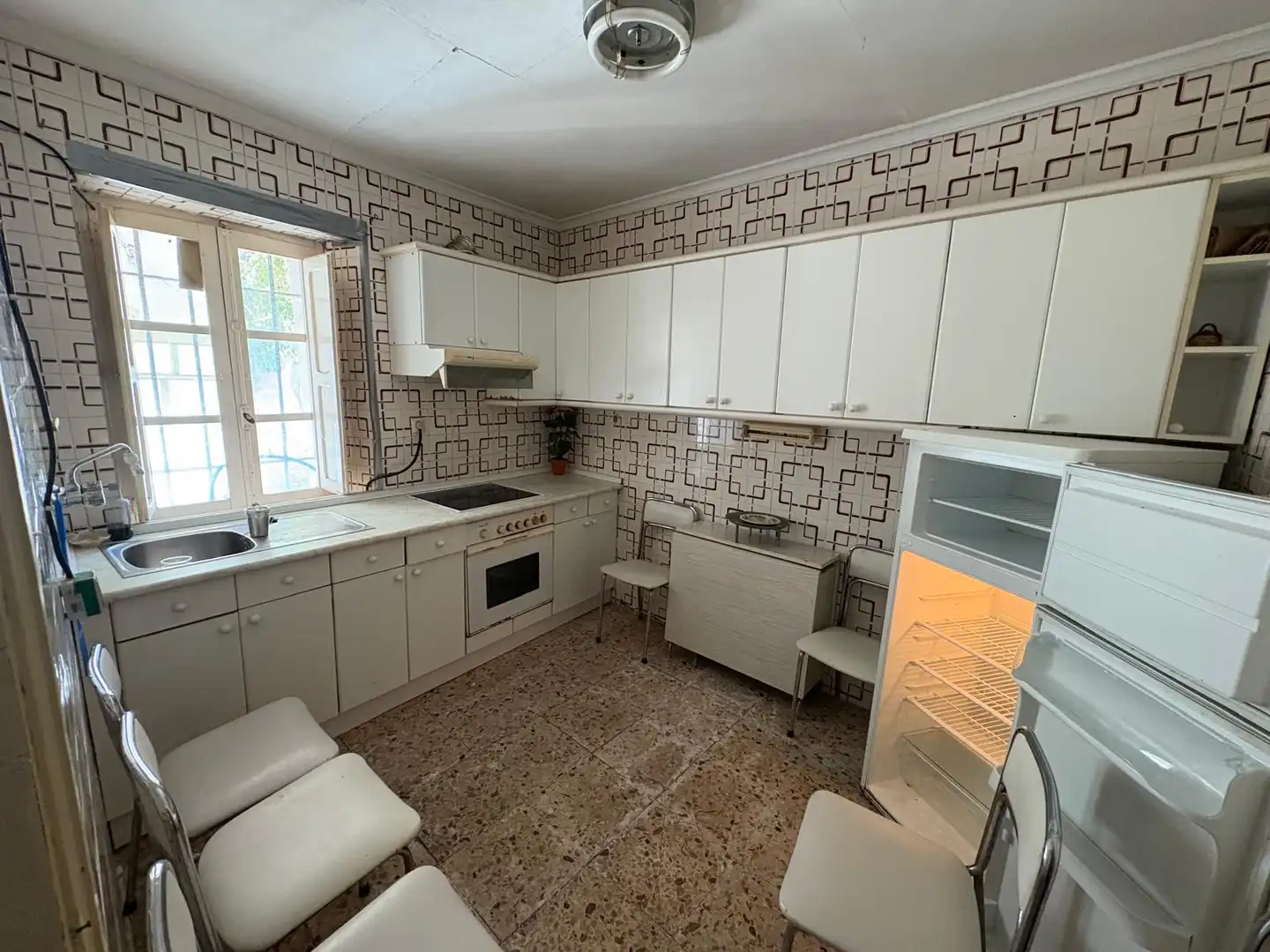 Cocina de Finca rústica en venta en Canalejas de Peñafiel con Jardín privado, Terraza y Amueblado