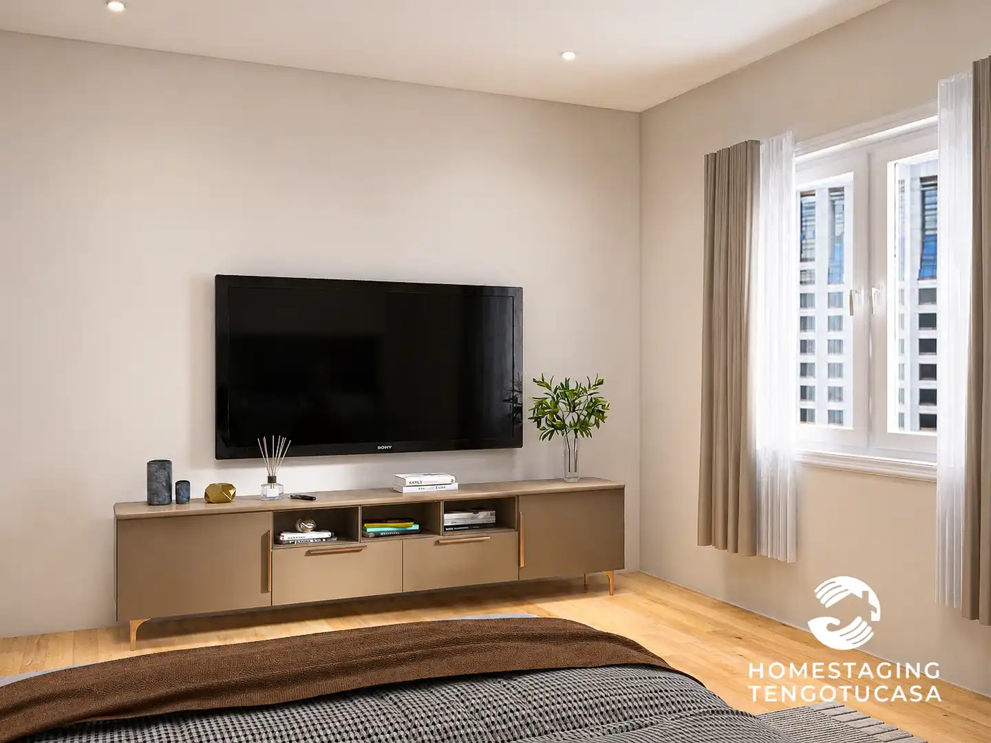 Living room of Attic for sale in Madrid  with Furnished