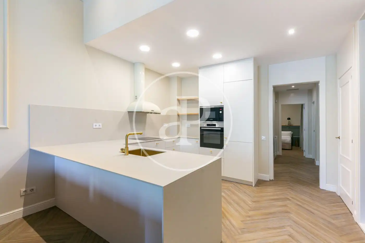 Kitchen of Flat for sale in Barcelona  with Air Conditioner, Heating and Private garden