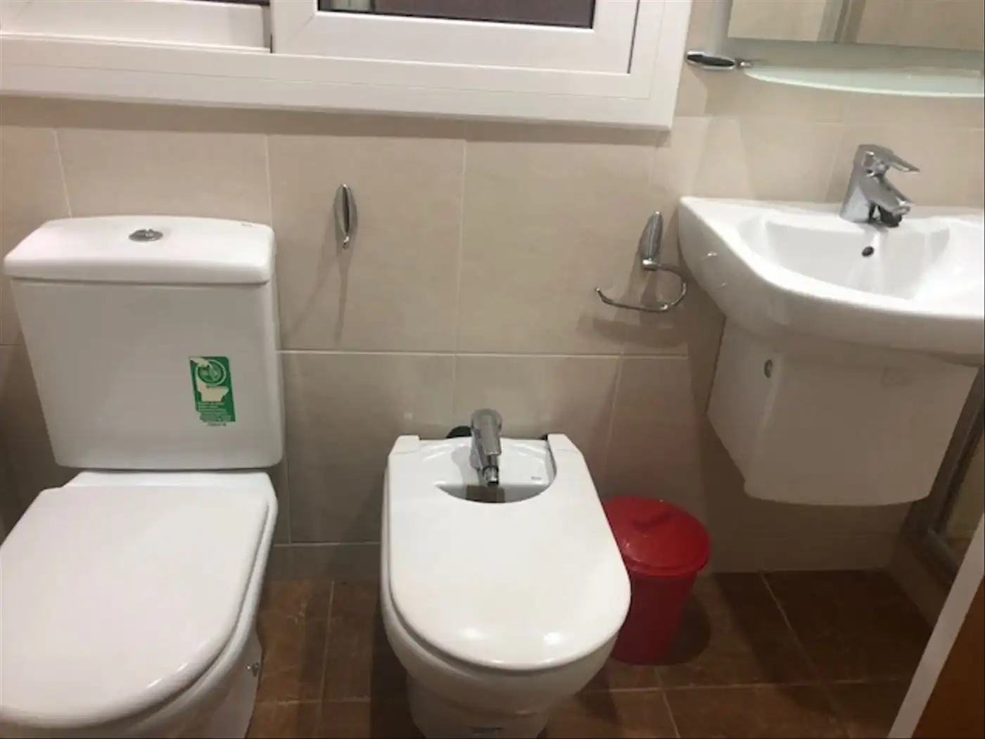 Bathroom of Flat for rent in Barcelona  with Terrace, Furnished and Oven