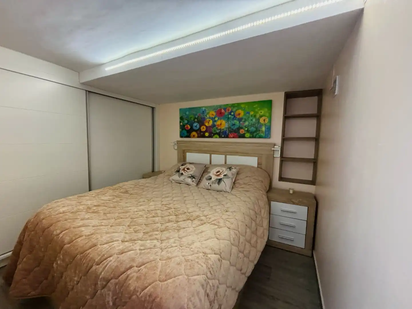 Bedroom of Apartments for sale in Calpe / Calp  with Air Conditioner, Furnished and Community pool