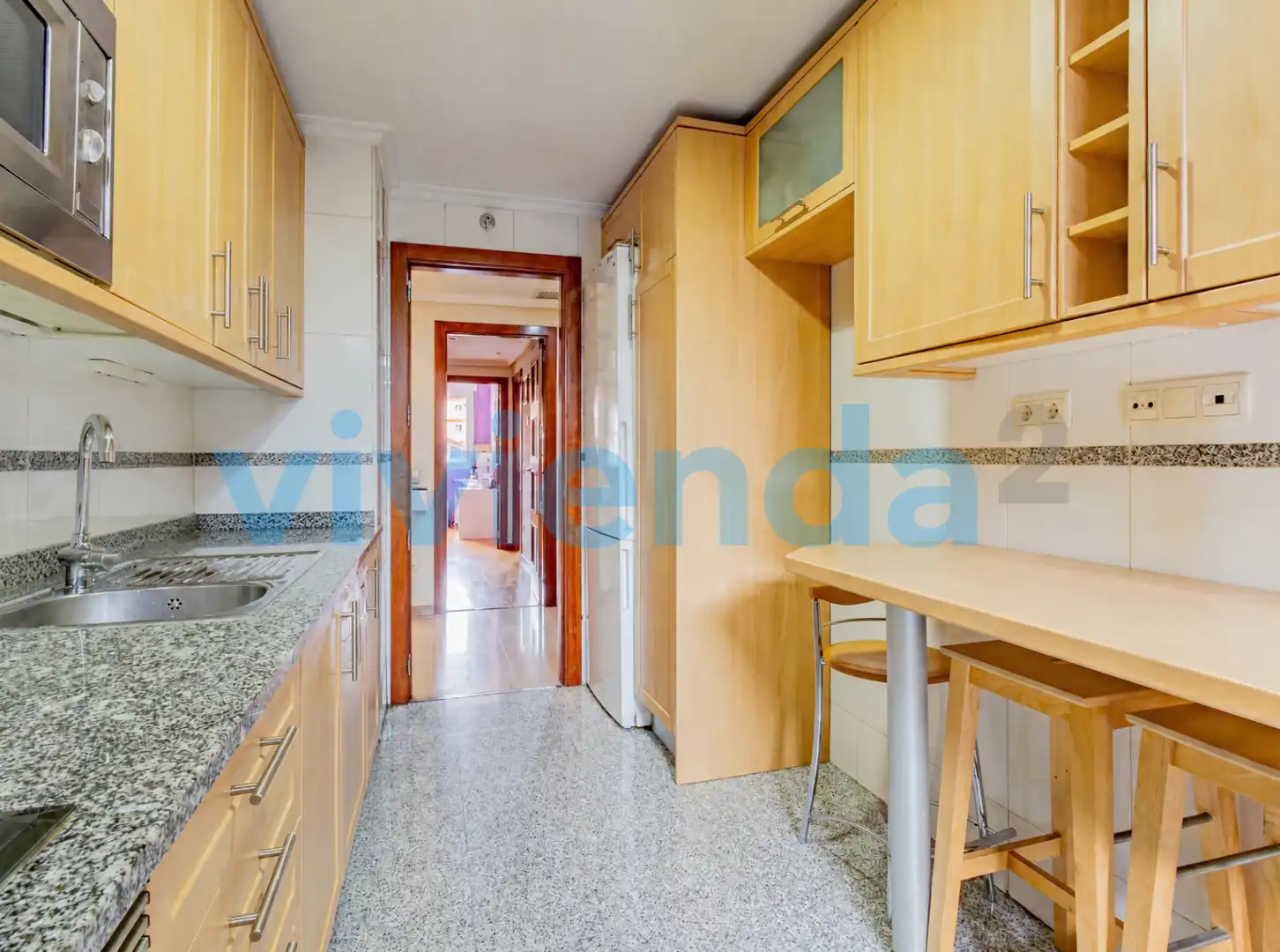Kitchen of Flat for sale in Madrid  with Air Conditioner, Heating and Storage room