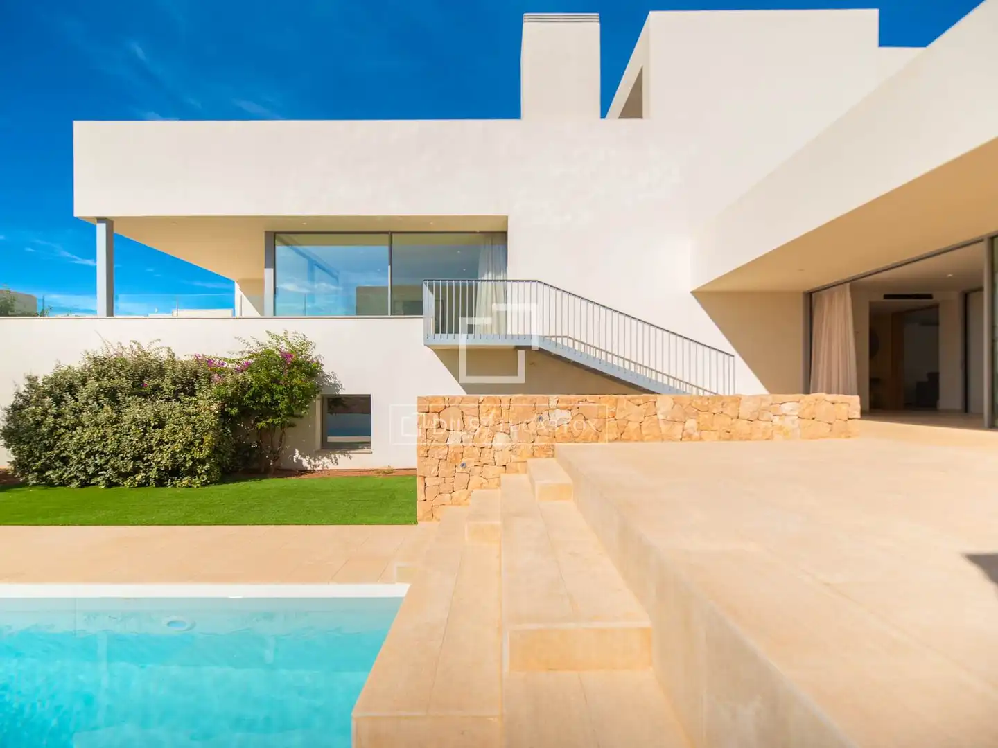 Exterior view of Houses for sale in Sant Josep de sa Talaia  with Air Conditioner, Heating and Private garden