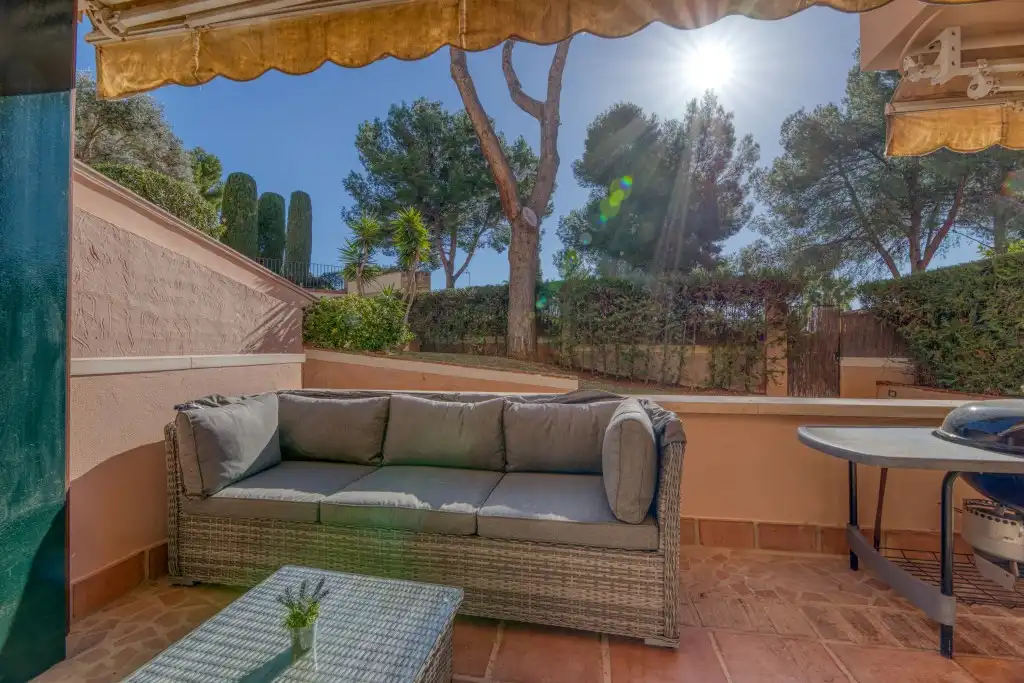 Garden of Apartments for sale in Calvià  with Air Conditioner, Private garden and Terrace
