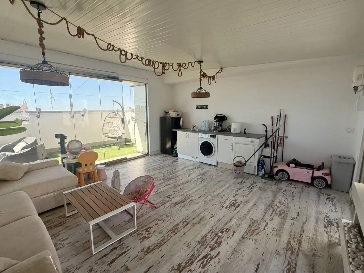 Terraza de Ático en venta en Elche / Elx con Aire acondicionado, Parquet y Terraza