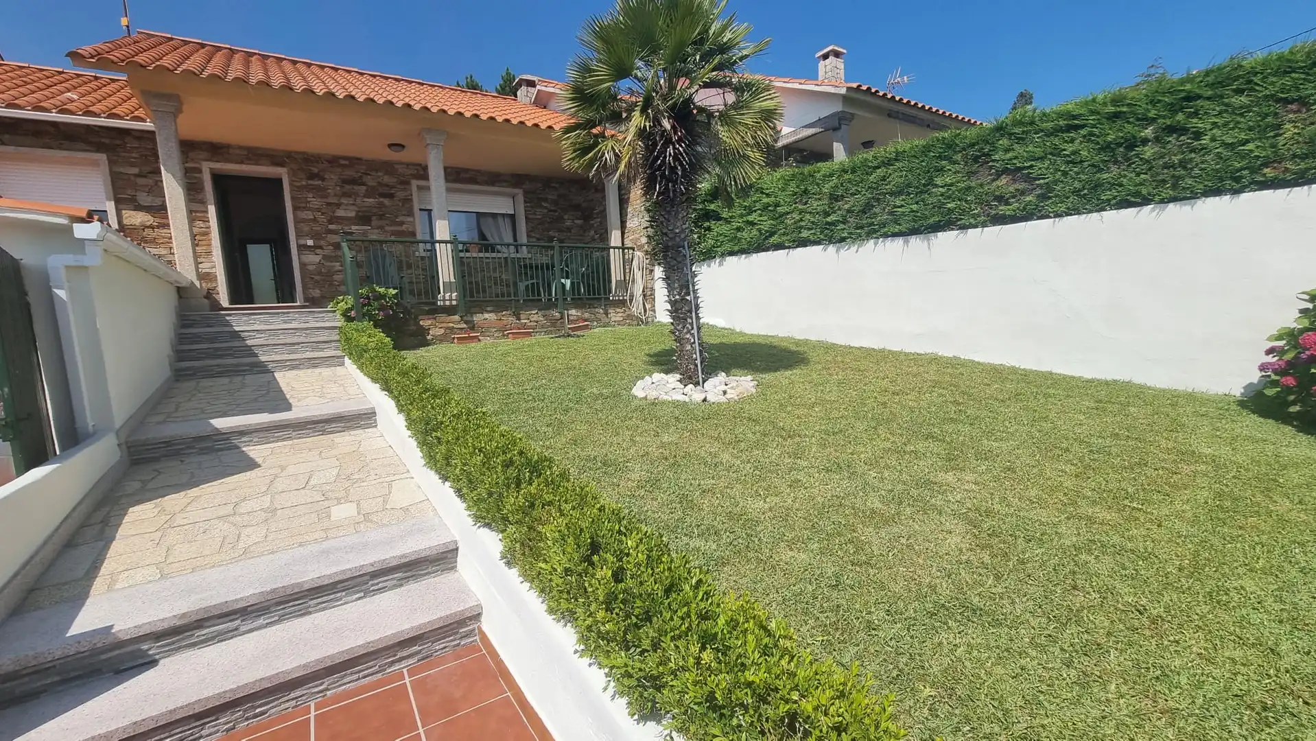 Garden of Detached homes for rent in Sanxenxo  with Private garden, Terrace and Furnished
