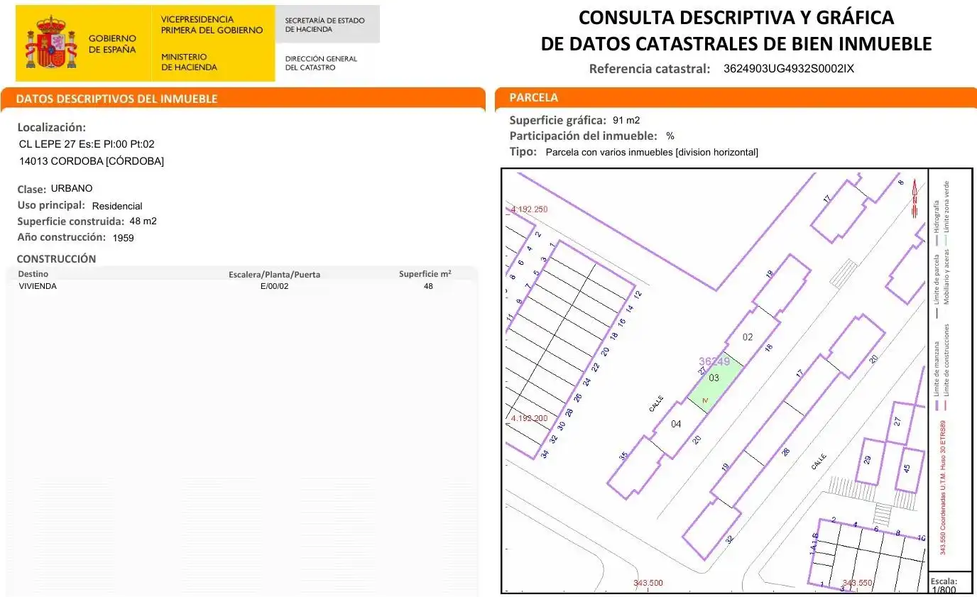 Vista exterior de Pis en venda en Córdoba