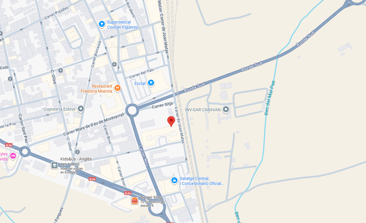 Vista exterior de Pis en venda en Figueres