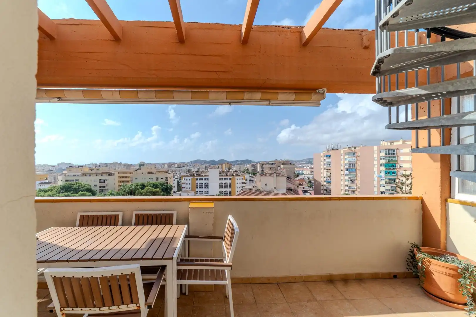 Terrace of Attic for sale in Fuengirola  with Air Conditioner, Private garden and Terrace