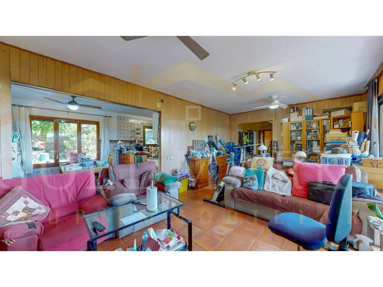 Living room of Houses for sale in Corbera de Llobregat  with Private garden, Terrace and Swimming Pool