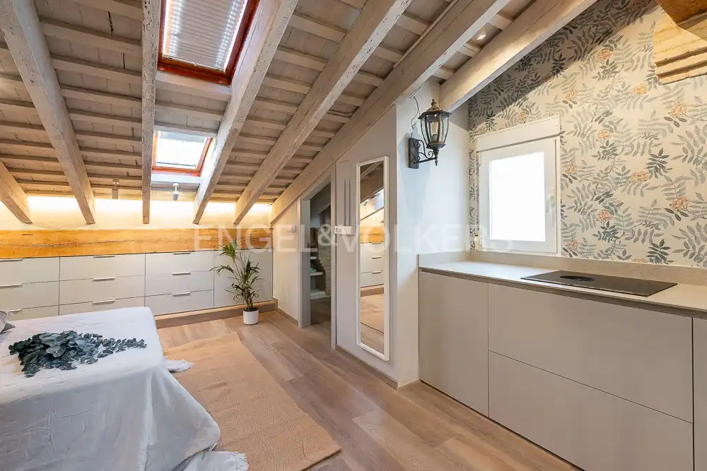 Kitchen of Flat for rent in Valencia  with Air Conditioner, Heating and Parquet flooring
