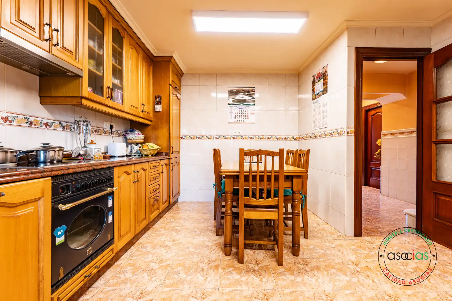 Cocina de Casa o chalet en venta en Gijón  con Calefacción y Amueblado