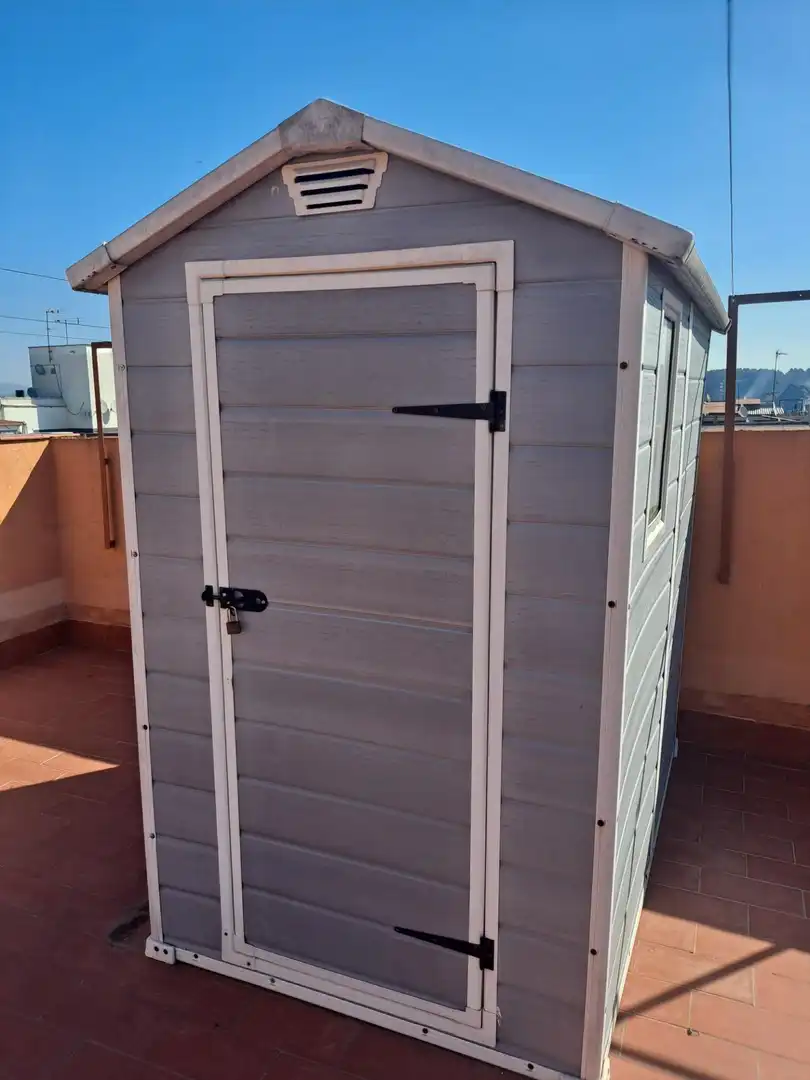 Garden of Attic for sale in Sant Andreu de la Barca  with Air Conditioner, Heating and Storage room