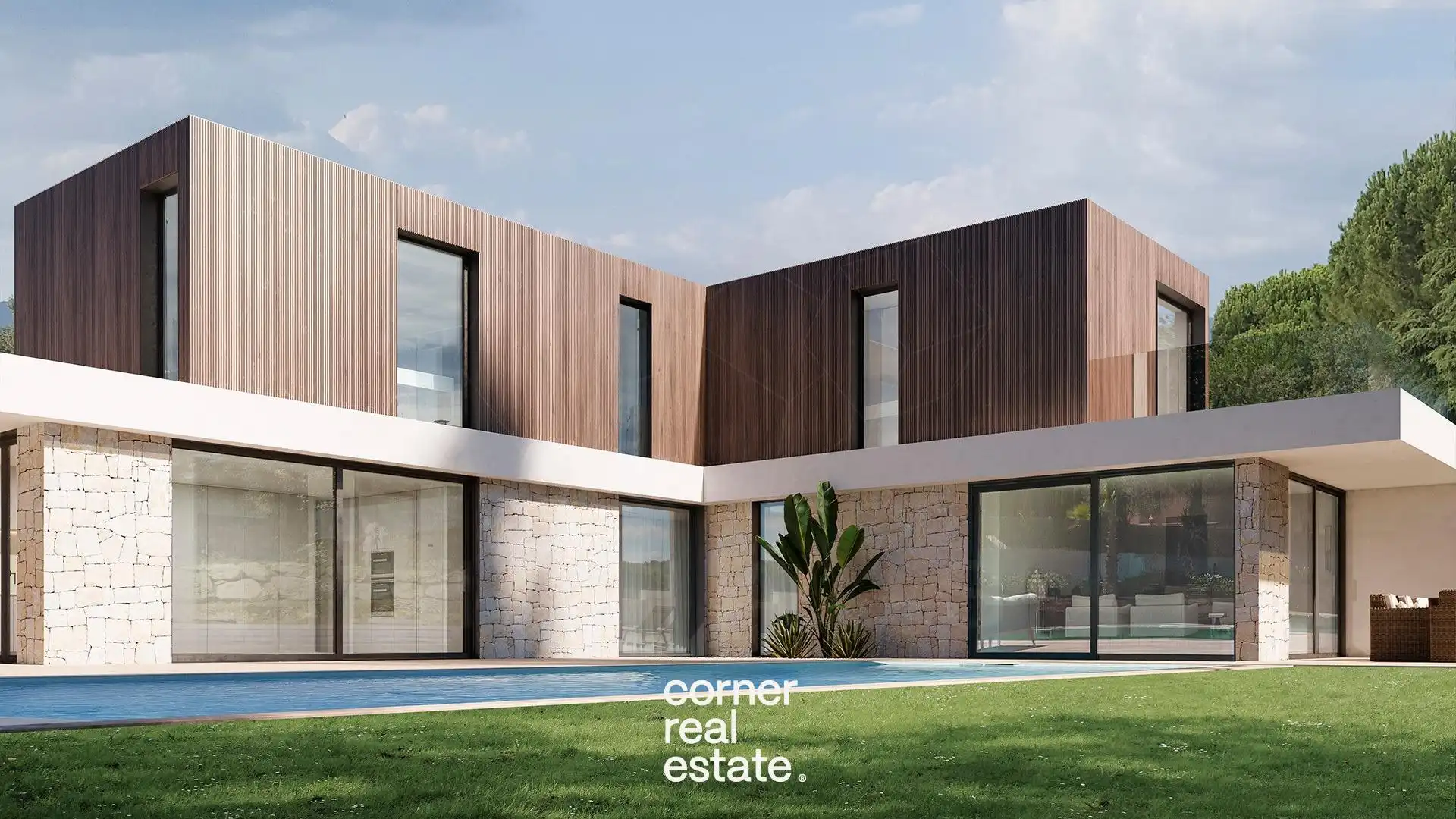 Vista exterior de Casa o chalet en venta en Sant Cugat del Vallès con Aire acondicionado, Calefacción y Jardín privado