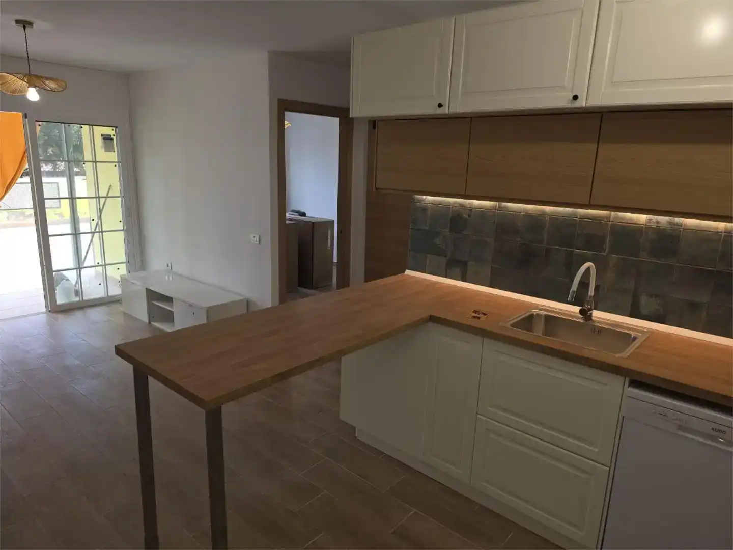 Kitchen of Flat for rent in Guía de Isora  with Swimming Pool and Furnished