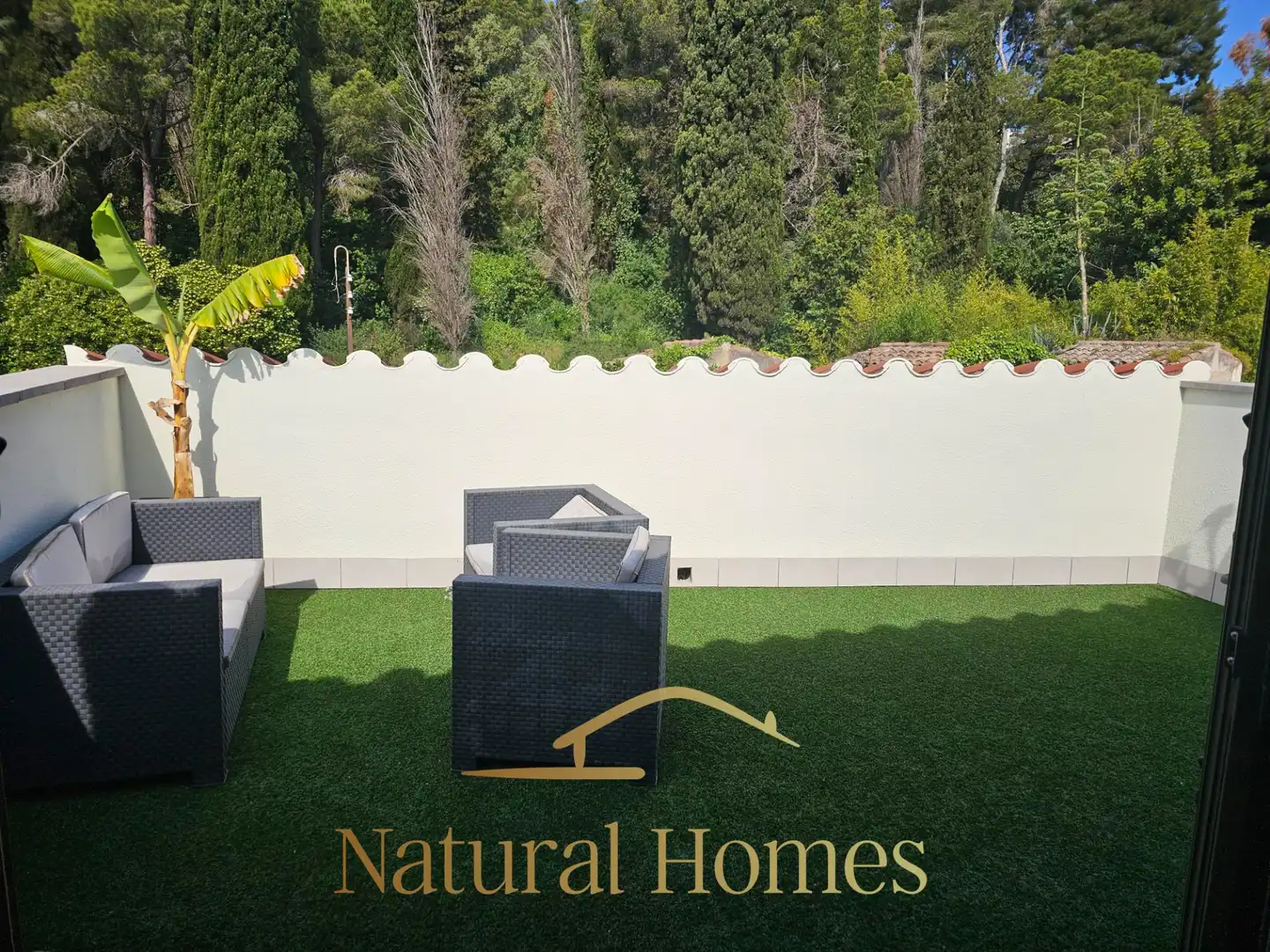 Terrace of Duplexes for rent in Caldes d'Estrac  with Air Conditioner, Terrace and Furnished