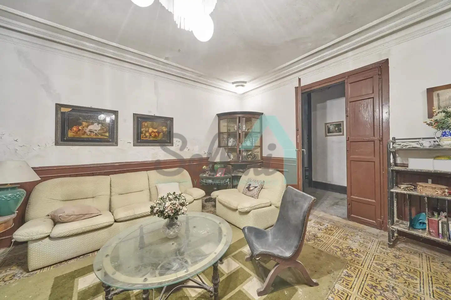 Sala de estar de Casa o chalet en venta en Oviedo  con Jardín privado, Parquet y Terraza