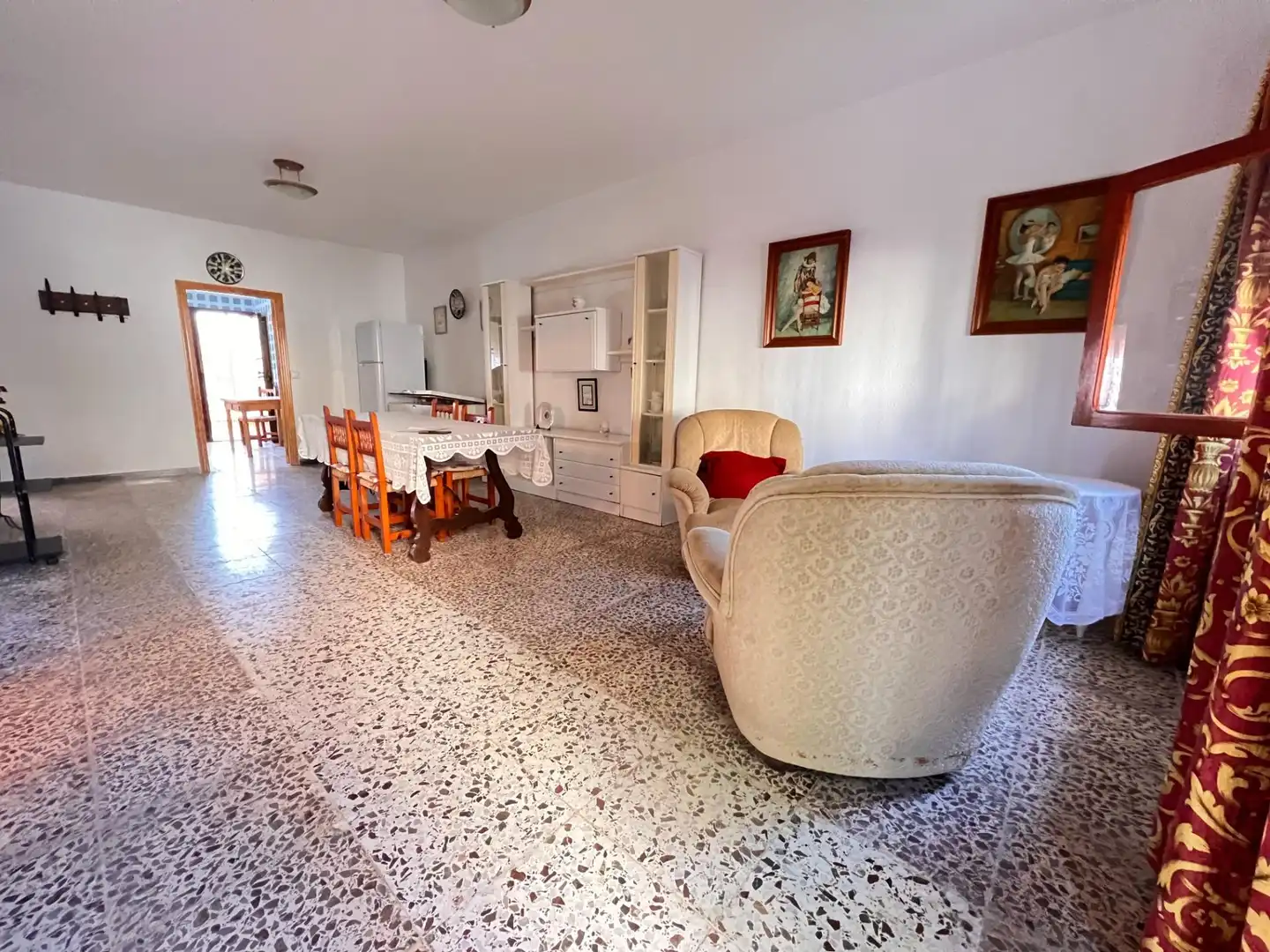 Sala d'estar de Casa o xalet en venda en Pulpí amb Jardí privat, Terrassa i Traster