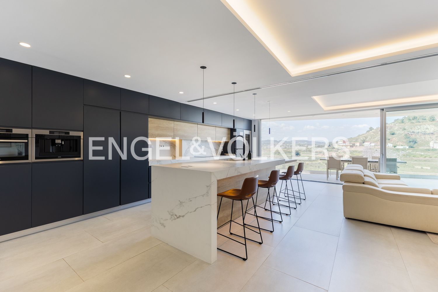 Cuina de Casa o xalet en venda en Real amb Aire condicionat, Calefacció i Terrassa