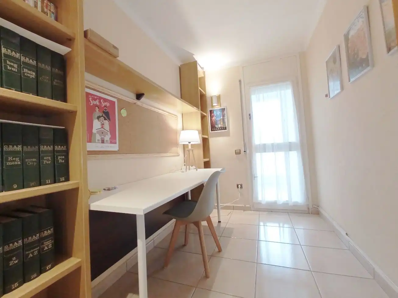 Schlafzimmer von Wohnung zur Miete in Mataró mit Heizung, Terrasse und Möbliert