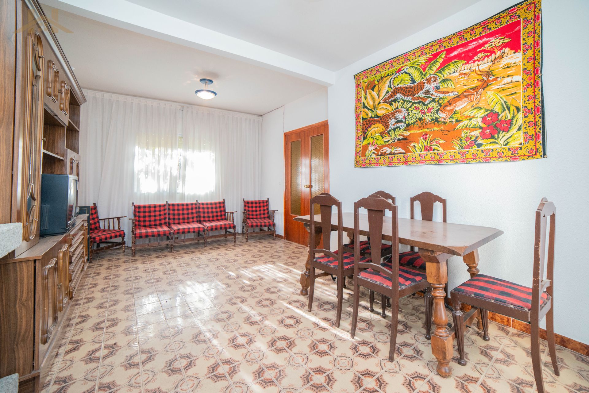 Dining room of Single-family semi-detached for sale in Villa del Prado  with Private garden, Furnished and Balcony