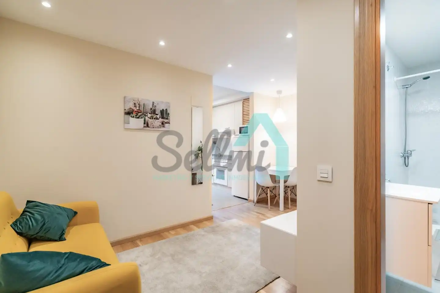Sala de estar de Piso en venta en Oviedo  con Calefacción y Terraza