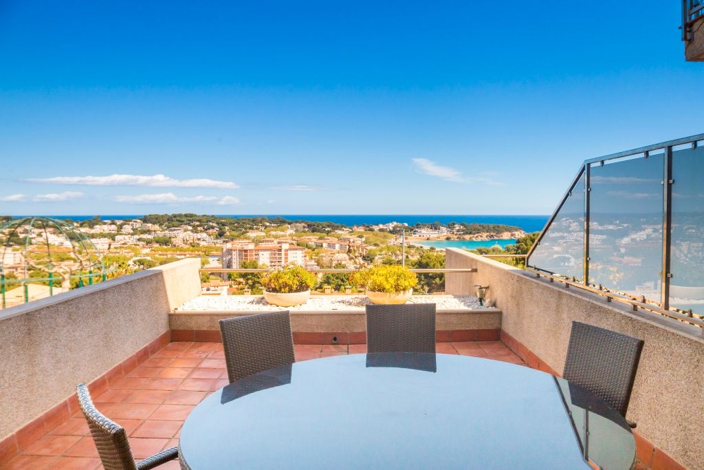 Terrace of Single-family semi-detached for sale in Castell-Platja d'Aro  with Heating, Terrace and Storage room