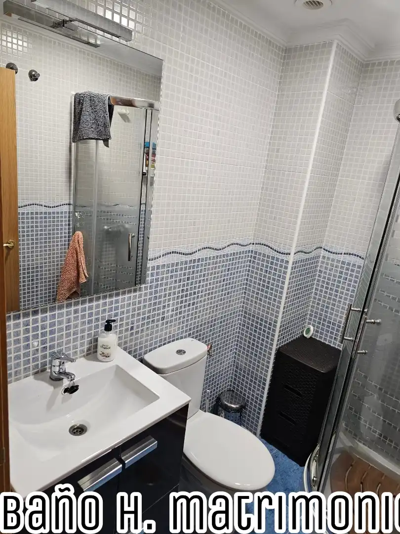 Baño de Casa adosada en venta en El Ballestero, Albacete