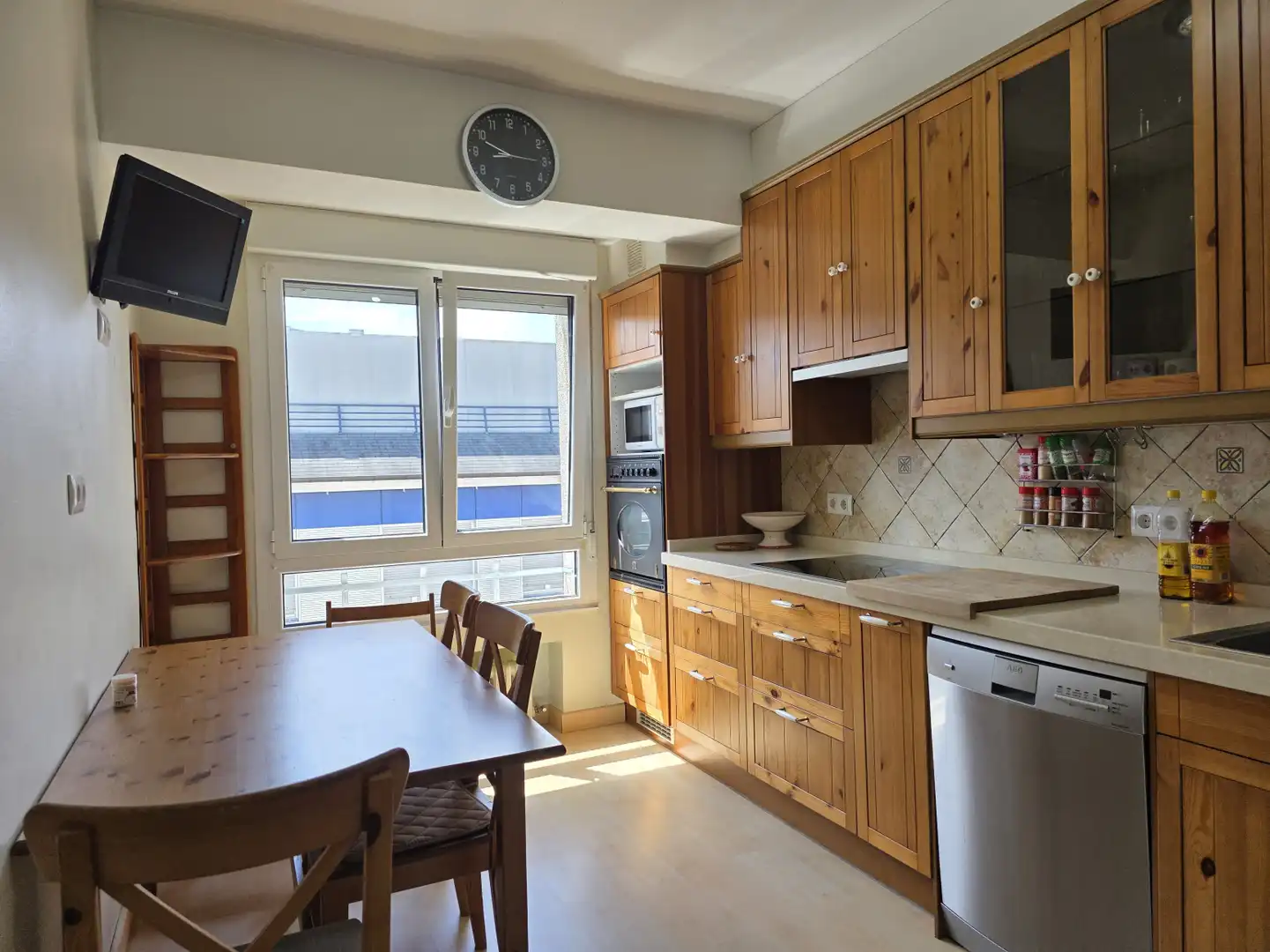 Kitchen of Flat for rent in Siero  with Heating, Storage room and Furnished