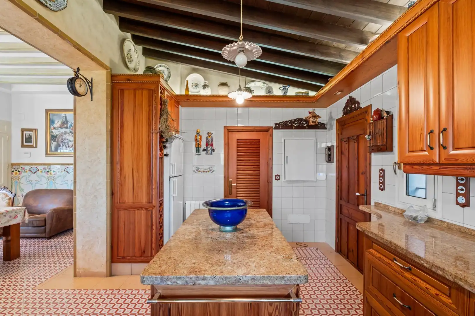 Cocina de Casa o chalet en venta en Elche / Elx con Aire acondicionado, Calefacción y Jardín privado