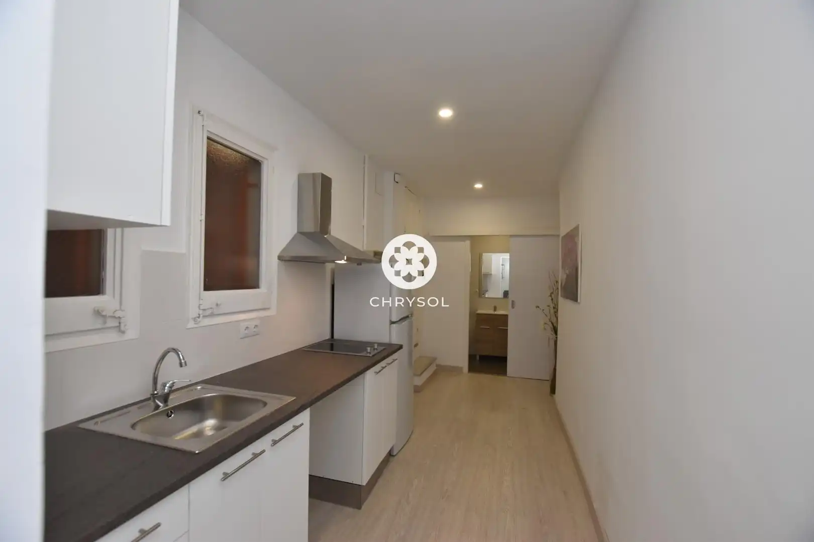 Cuina de Loft en venda en Barcelona amb Calefacció, Parquet i Terrassa