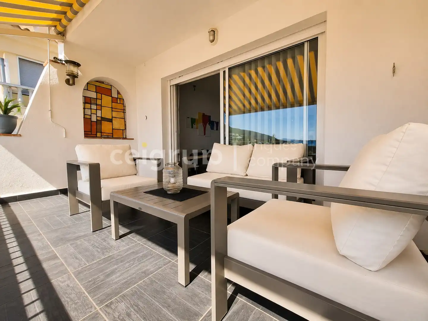 Terrace of Flat for sale in Llançà  with Heating, Terrace and Storage room