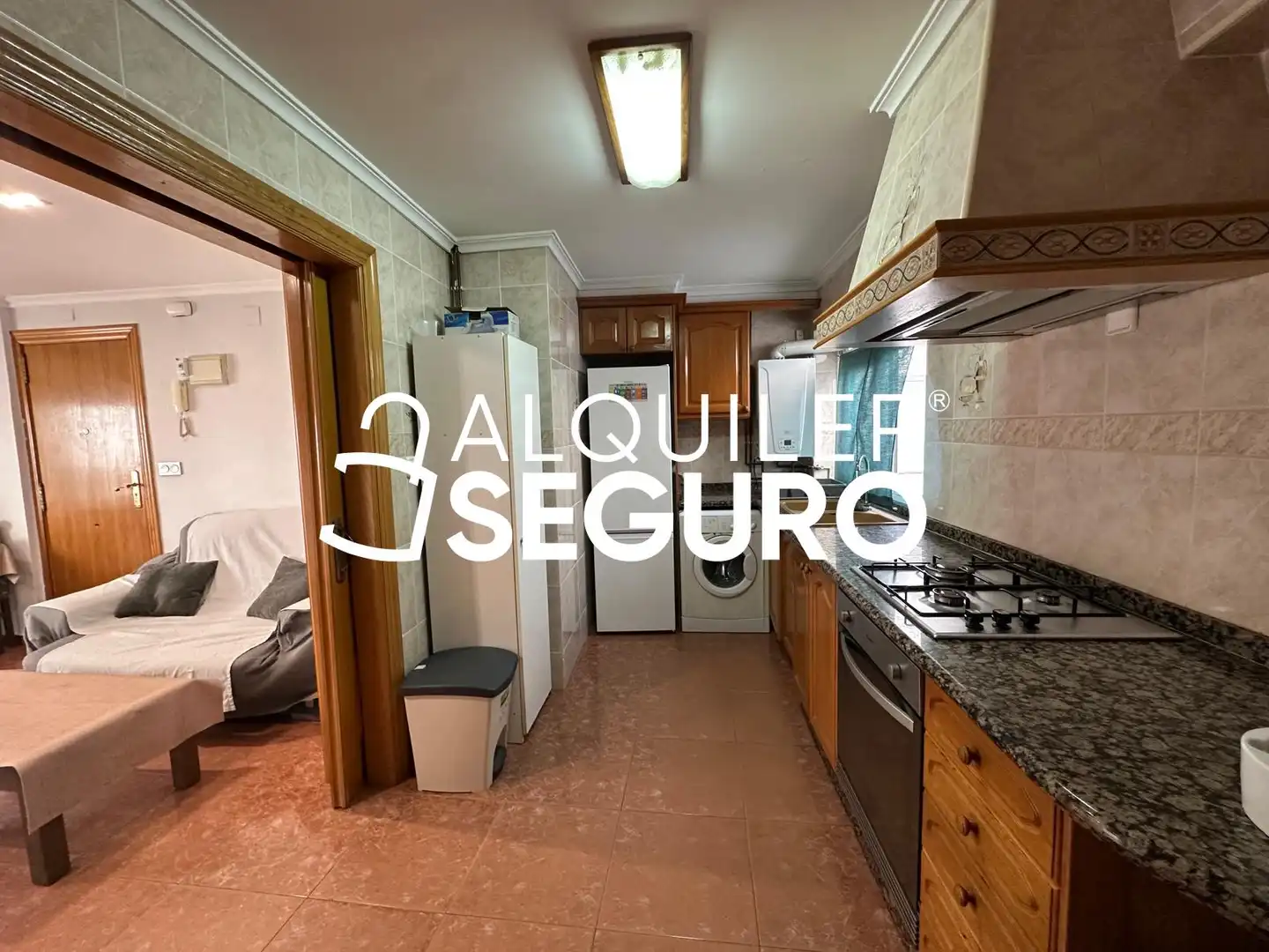 Cocina de Piso de alquiler en Alboraya con Aire acondicionado, Calefacción y Terraza