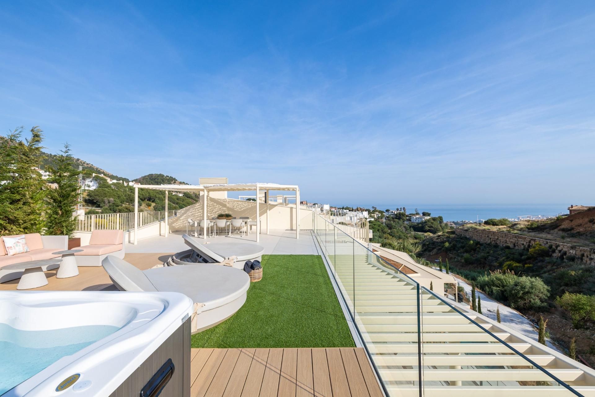 Terrassa de Àtic en venda en Benalmádena amb Aire condicionat, Jardí privat i Terrassa