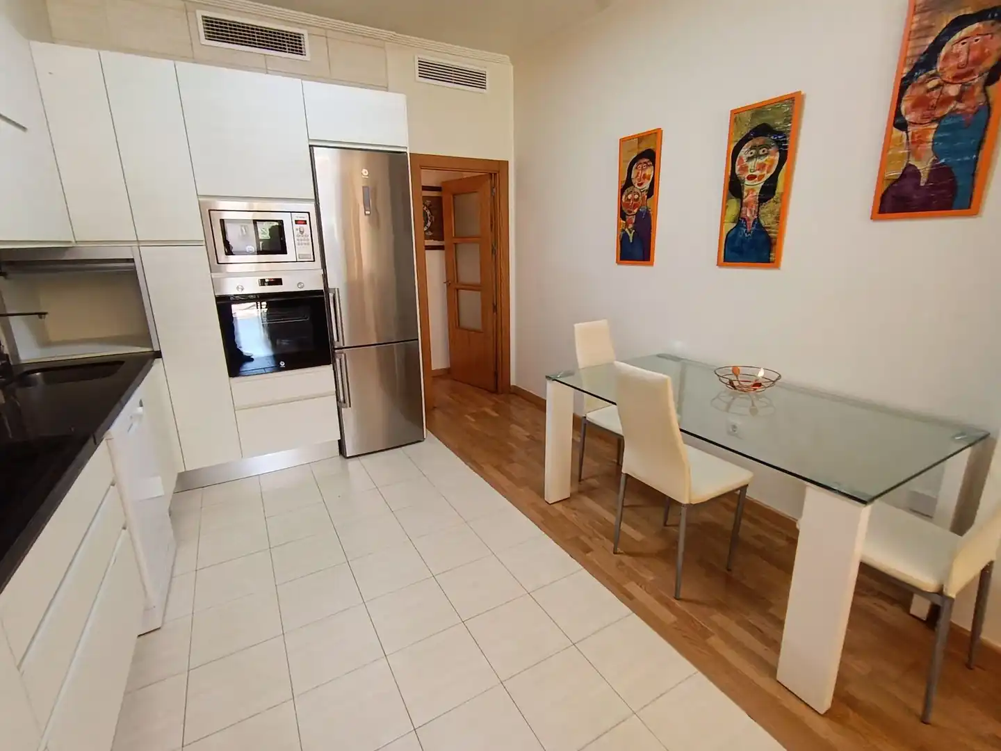 Cuina de Apartament en venda en Lorca amb Aire condicionat, Terrassa i Moblat
