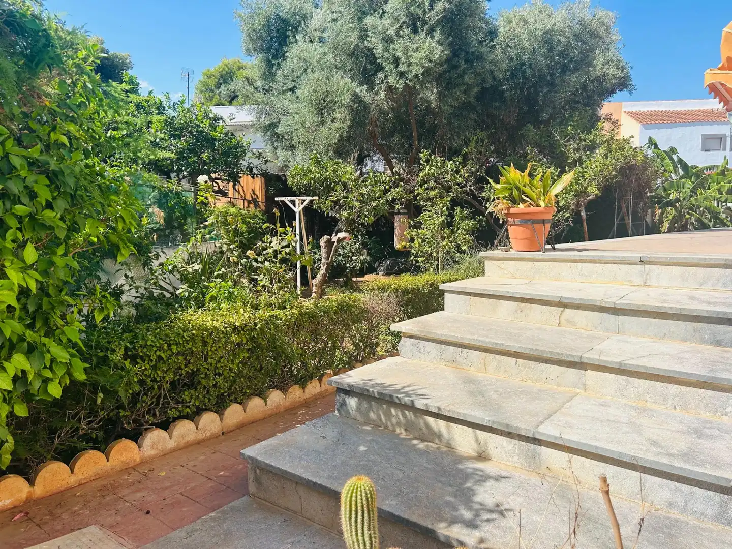 Jardín de Casa o chalet en venta en Cartagena con Aire acondicionado, Jardín privado y Terraza