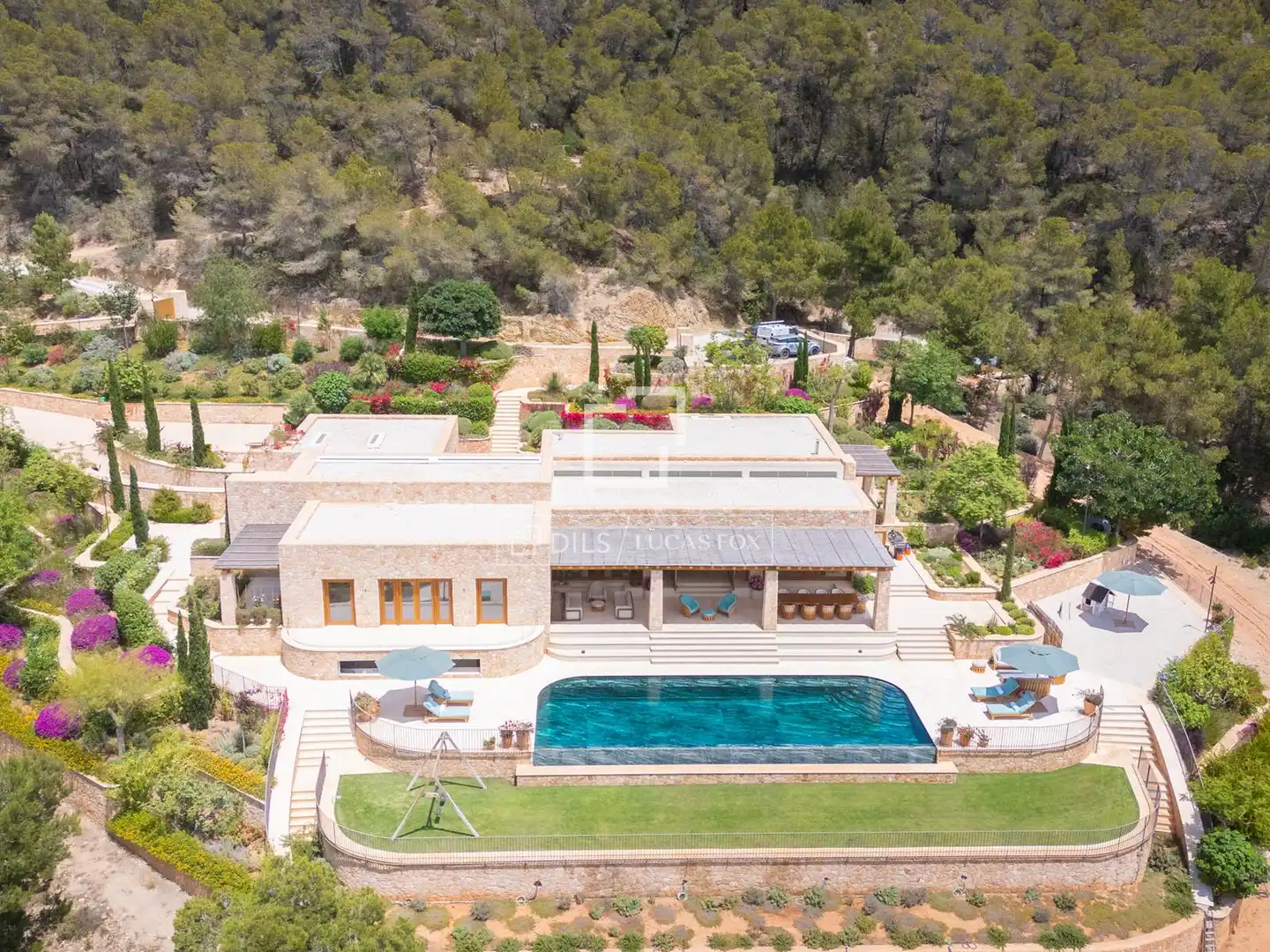 Jardín de Casa o chalet en venta en Santa Eulària des Riu con Aire acondicionado, Calefacción y Jardín privado