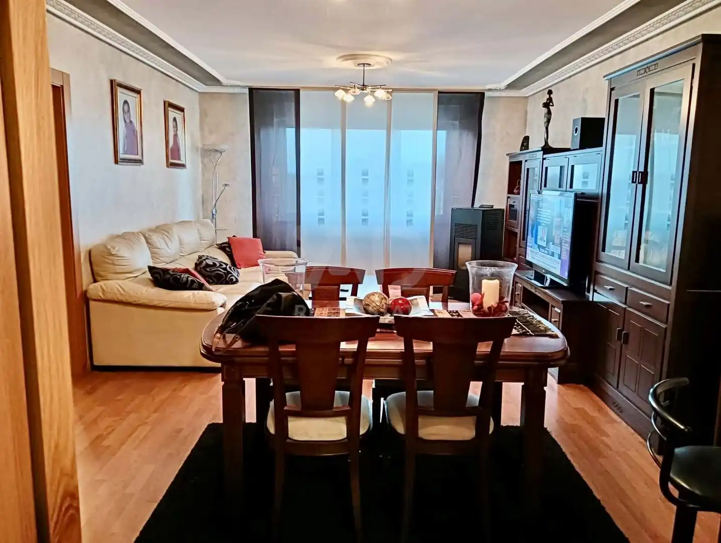 Sala de estar de Casa o chalet en venta en Soto de la Vega con Calefacción y Terraza