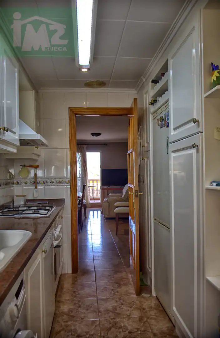 Cocina de Piso de alquiler en Sueca con Aire acondicionado, Amueblado y Horno