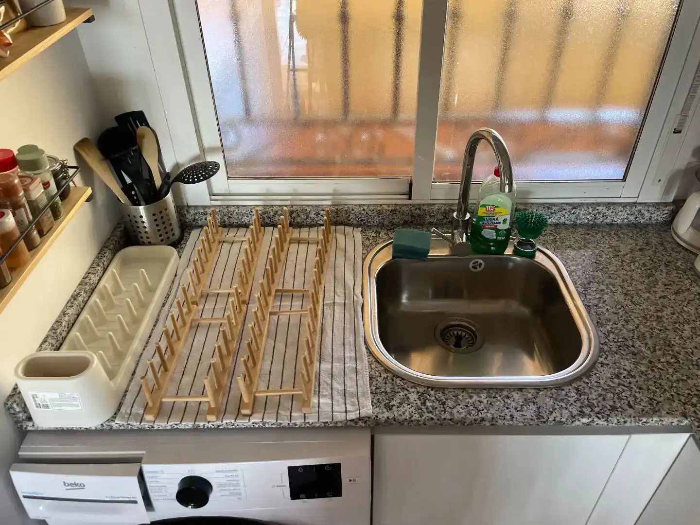 Cocina de Piso de alquiler en Benalmádena con Aire acondicionado, Piscina y Amueblado
