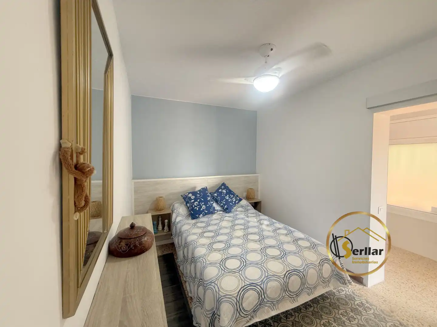 Schlafzimmer von Haus oder Chalet zum Verkauf in Calafell mit Klimaanlage, Heizung und Privatgarten