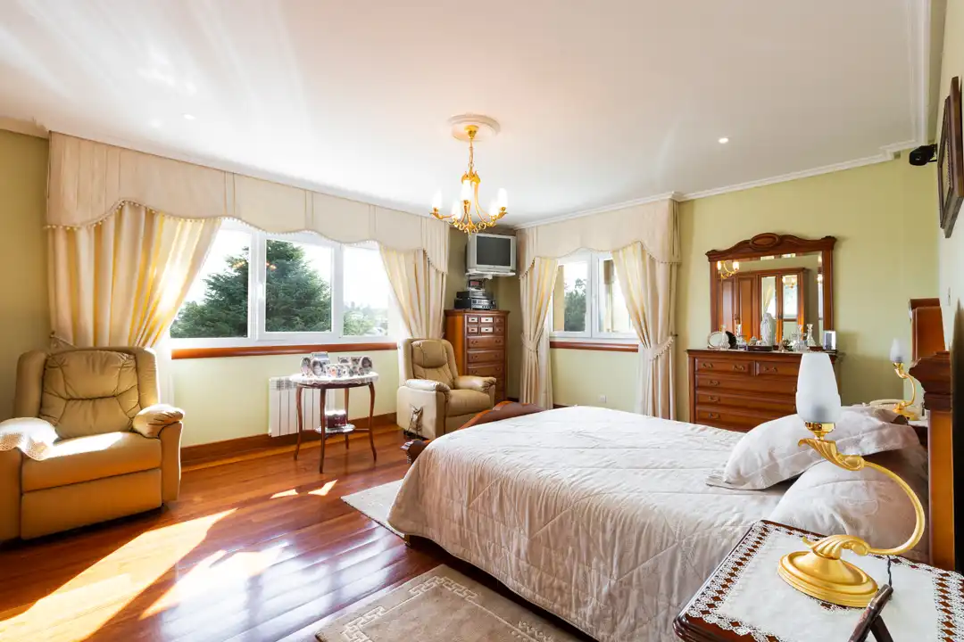 Bedroom of Houses for sale in Bergondo  with Heating, Private garden and Terrace