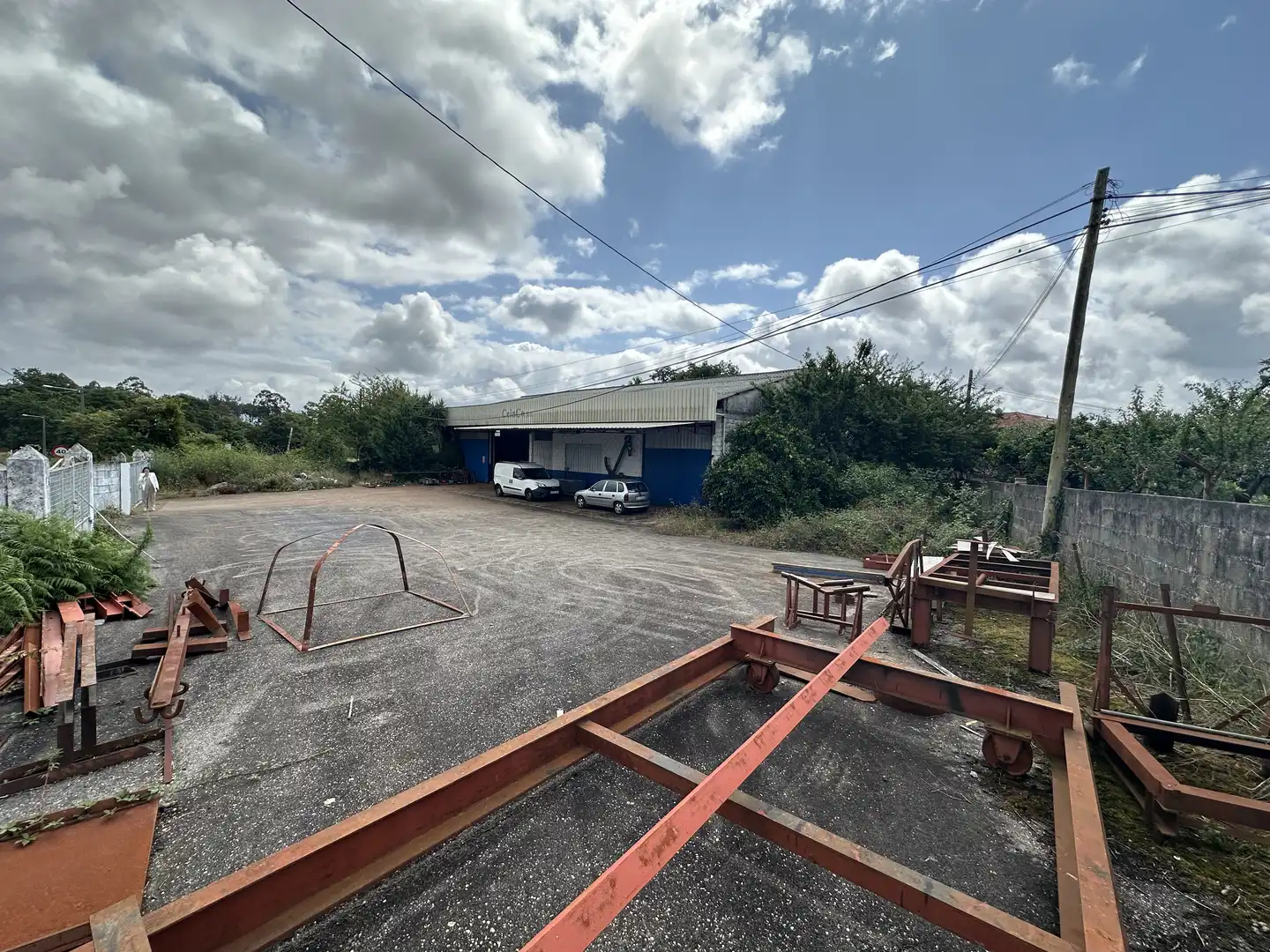 Exterior view of Industrial buildings for sale in O Rosal  