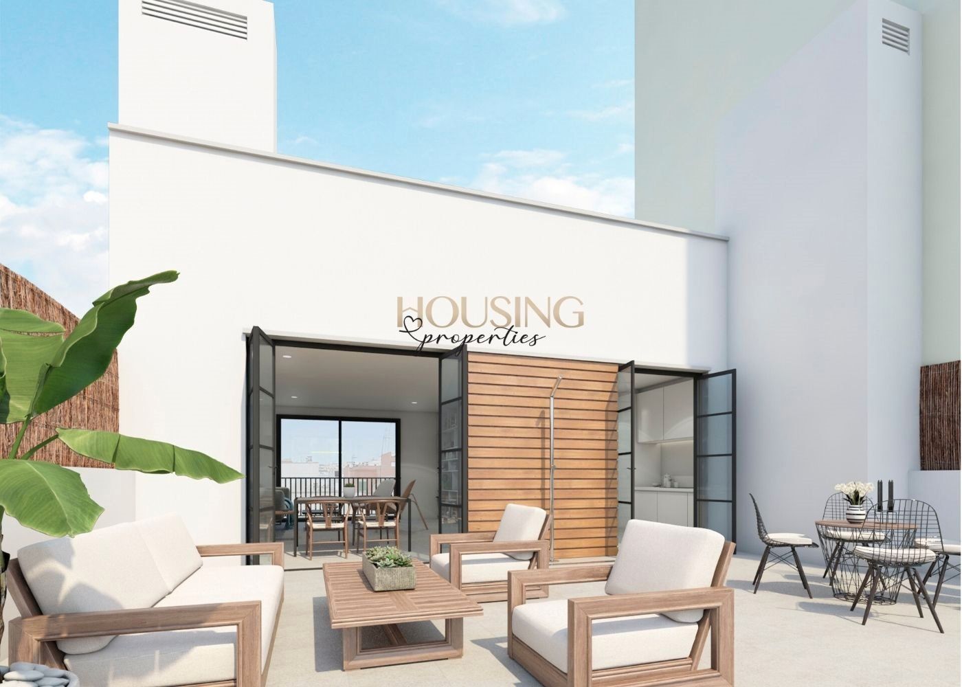 Exterior view of Attic for sale in  Palma de Mallorca  with Air Conditioner, Terrace and Balcony