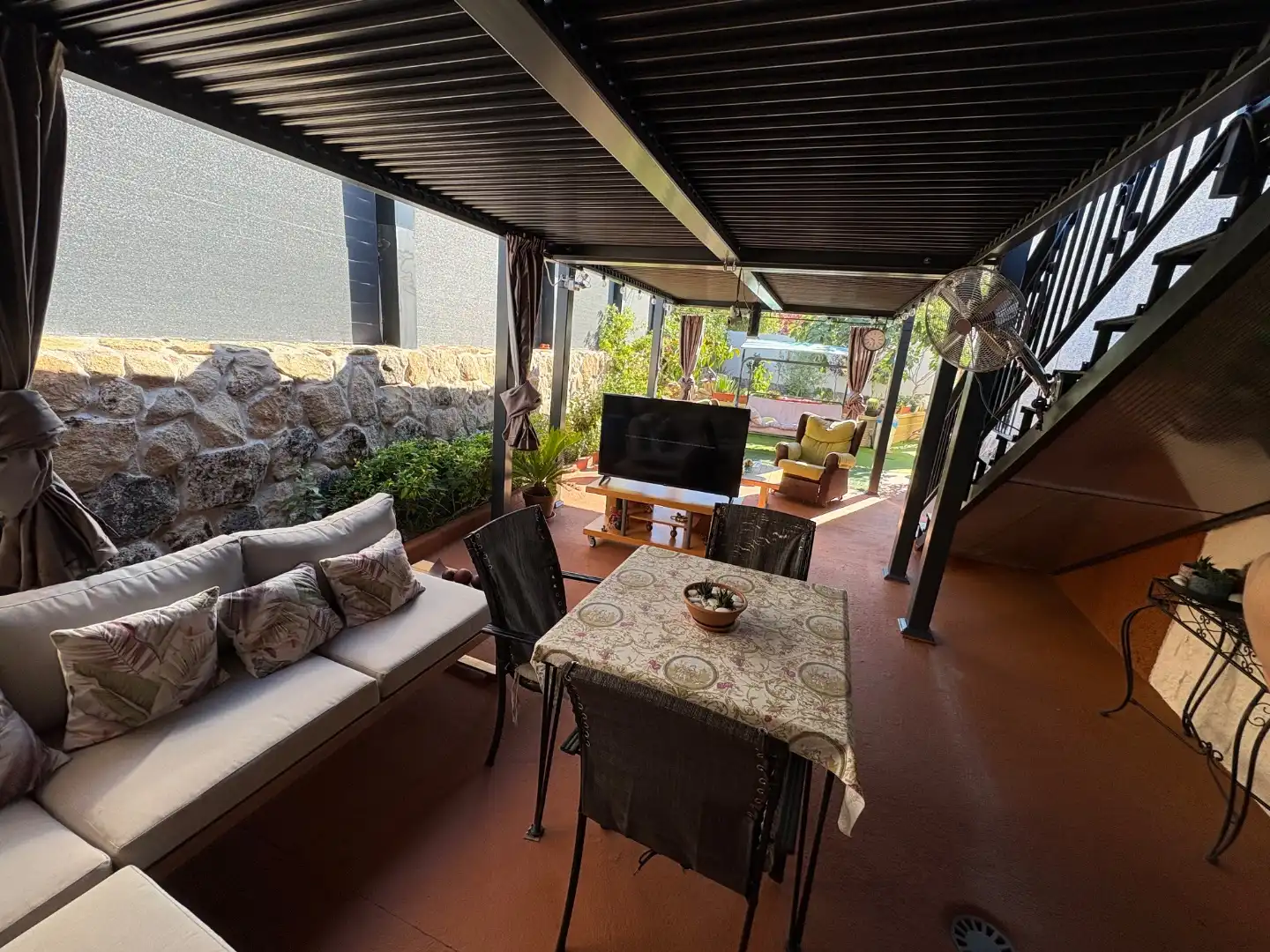 Terraza de Casa o chalet en venta en Navalagamella, Madrid