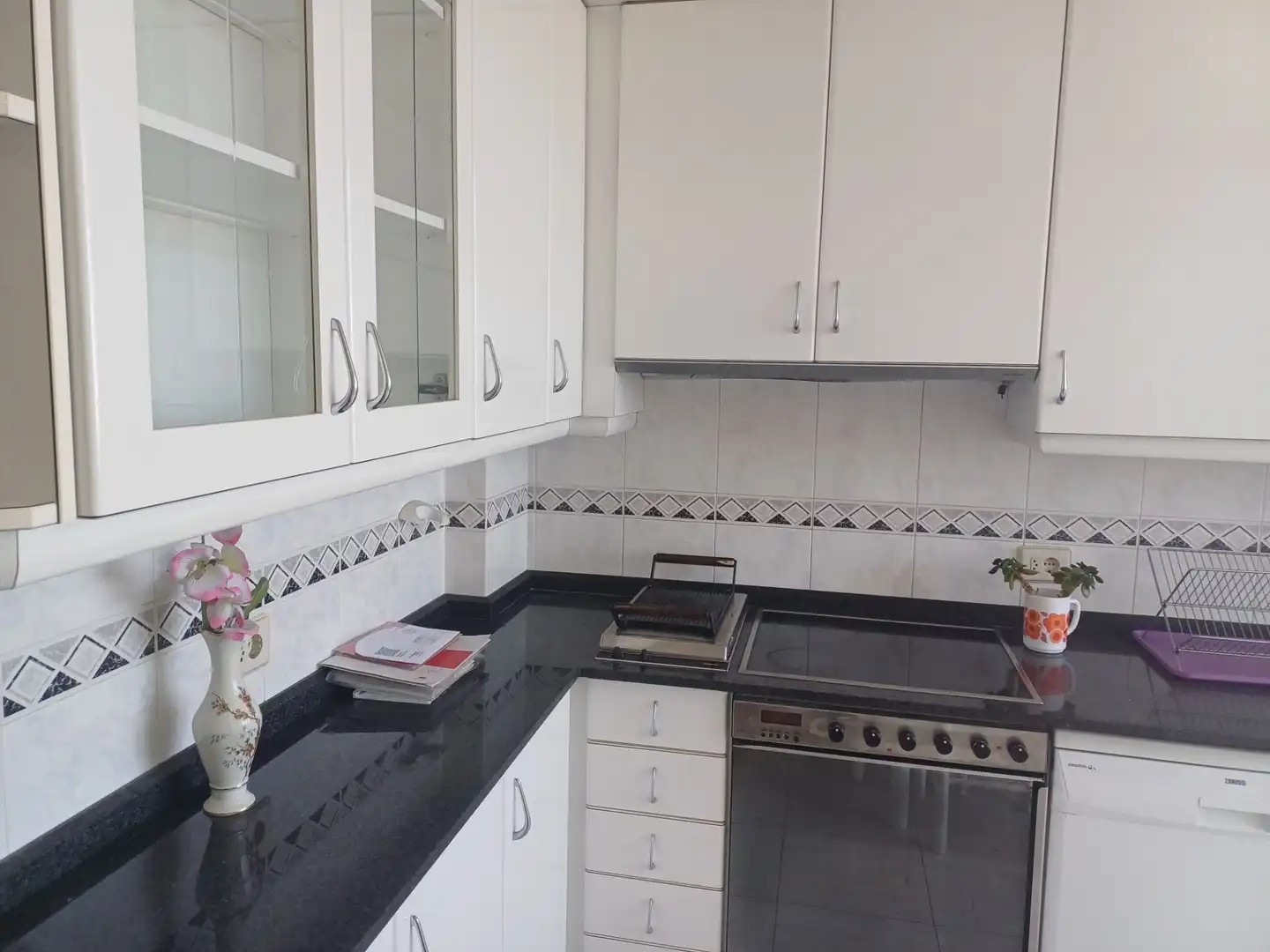 Kitchen of Flat for sale in A Coruña Capital   with Heating, Terrace and Storage room