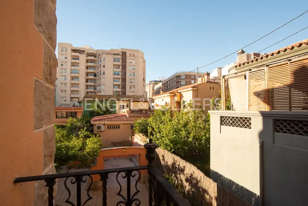 Vista exterior de Casa o chalet en venta en Castellón de la Plana / Castelló de la Plana con Calefacción, Jardín privado y Terraza